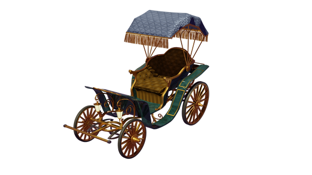 馬車3Dモデル