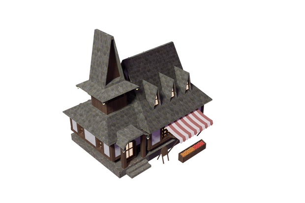 商店 3Dモデル