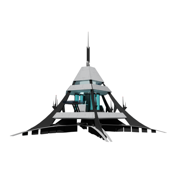 SF反応器　Blender 3d model