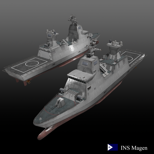 サール6型コルベット Blender 3d model