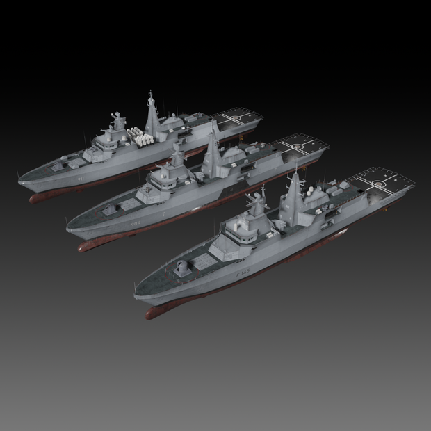 MEKO A200 フリゲート 3D Collection