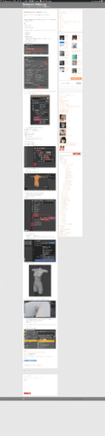 「Blender 2.90.0 でVaM用の服作り。」Sahara's WebLog