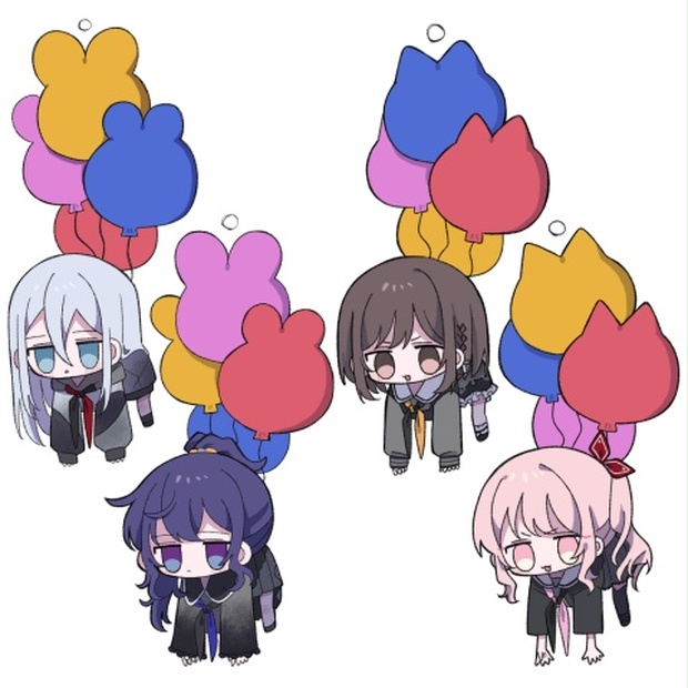 25時ナイトコードで。風船アクリルキーホルダー - saku market - BOOTH