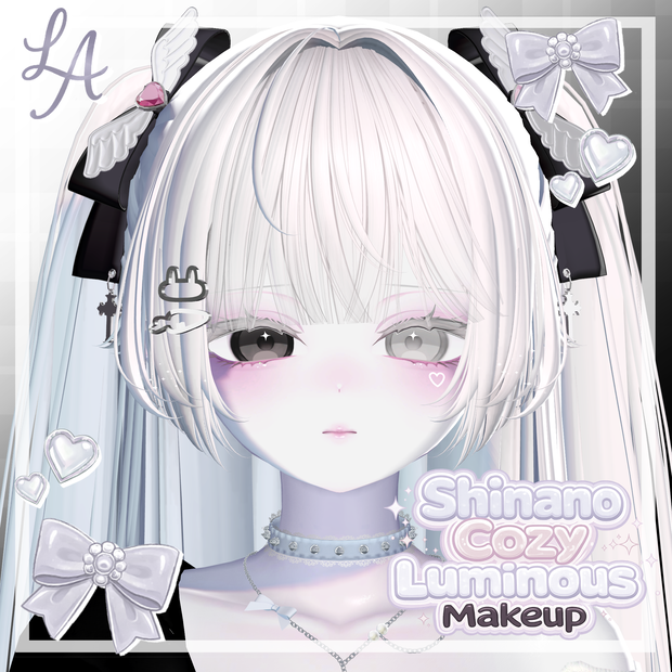 【 しなの / shinano】 Luminous Cozy - Eye Texture & Makeup+Blendshape