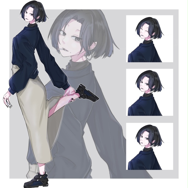 無料/有料】立ち絵 煙草 - 9685 - BOOTH