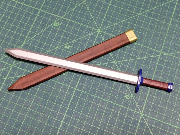 1/3ドール用　剣＆鞘Lv.1　3Dプリンター用データ