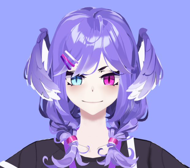 セレン・タツキ【VTuberキャラクター】3Dモデル VRChat Vtuber