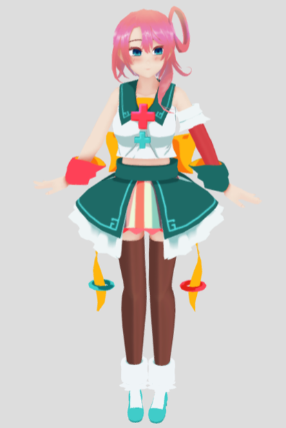 あやめリグ 3Dモデル VRChat Vtuber