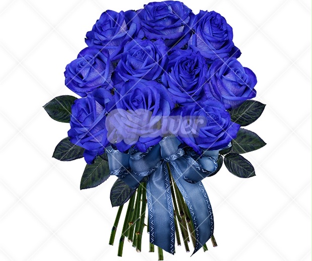 ブルーバラ 花束画像 透過png Giflower Shop Booth