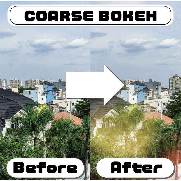 【動画・配信素材】玉ボケフィルター10種類セット（ループ可）-Coarse Bokeh 10 types set-
