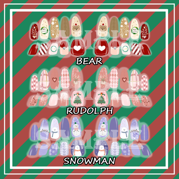 [SELESTIA] X-mas paint nail&pedicure