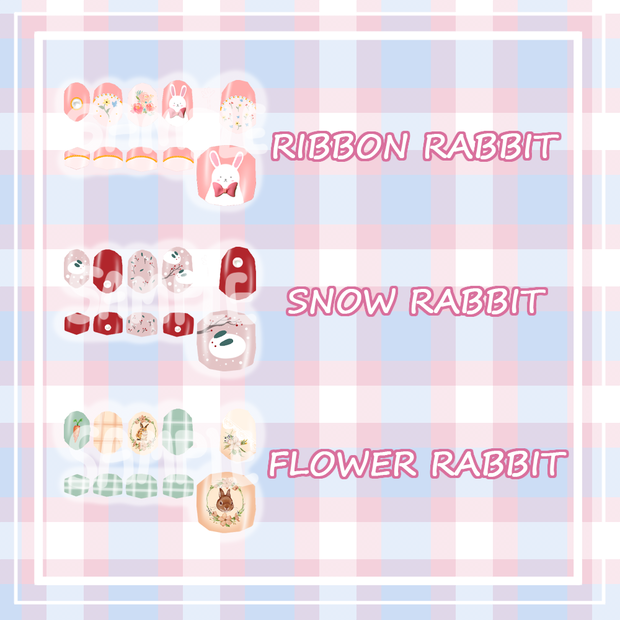 [GRUS] Nail art_The year of the raibbit