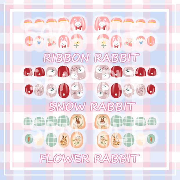 [KIKYO] Nail art_The year of the raibbit
