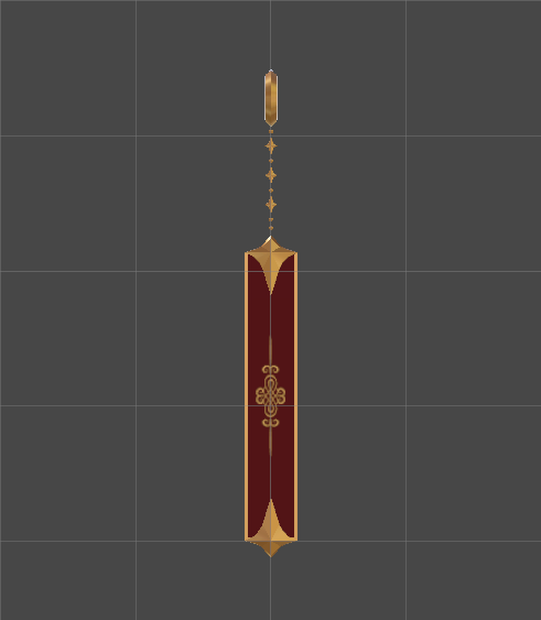 Cloth Piece Drop Earring