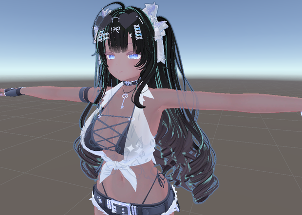 【VRC】萌ちゃんを褐色肌にするテクスチャ【アバター】