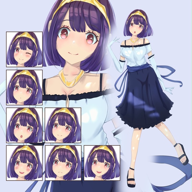 立ち絵 お姫様風の女の子 全身 Trpg素材 No149 2 Chicodeza Pixiv Booth Booth
