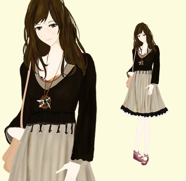 アニメスタイルのファッションイラスト cfeb2f6f-3eaa-48a5-aa62-