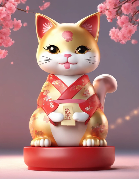 幸運を呼ぶ猫