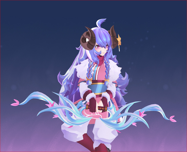 スピリットブロッサムキンドレッド3DモデルVRChat3Dキャラクター Spirit Blossom Kindred 3D Model VRChat  3D Characters