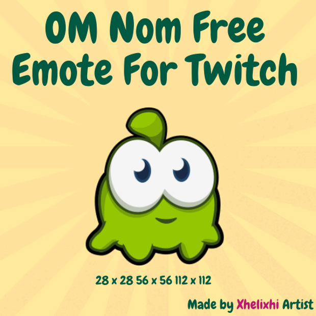 *FREE* OM NOM Twitch Emote
