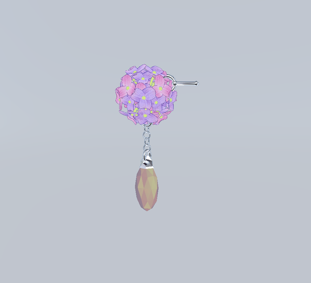 花球耳饰_Flower Balls earring