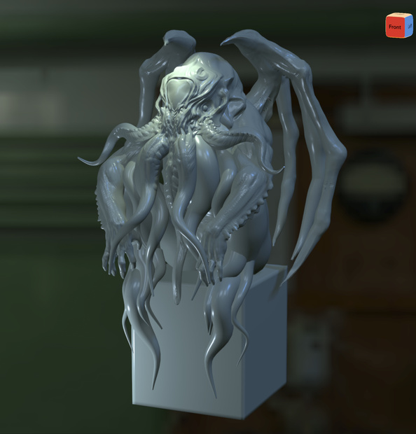 クトゥルフ邪神像(WIP)