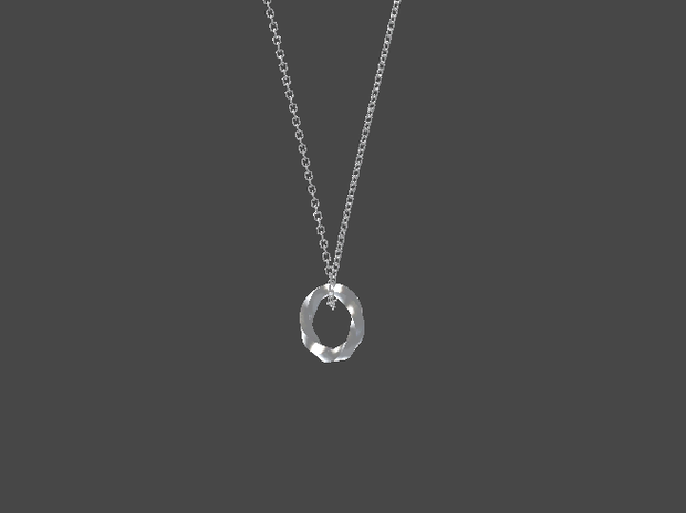 【3Dモデル】メタリングネックレス