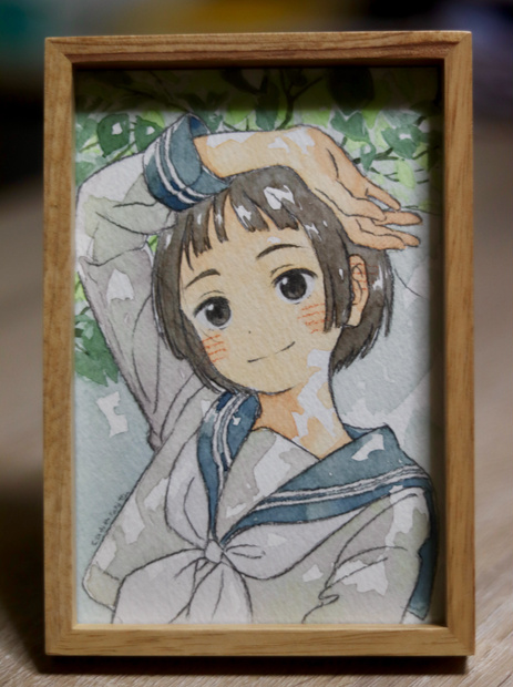 イラスト原画　初夏