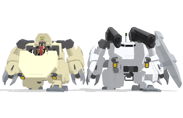 MMD Armored walkers