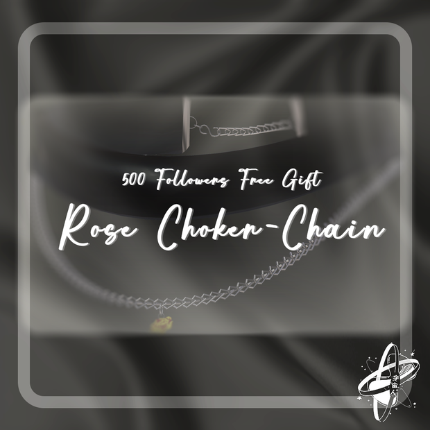「無料」Rose Choker Chain【500人フォロワー感謝礼】