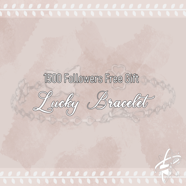 「無料」Lucky Bracelet【1500人フォロワー感謝礼】