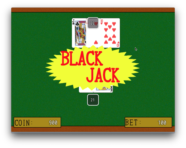 RPGツクールMV/RPGツクールMZ　プラグイン　トランプゲーム「ブラックジャック」