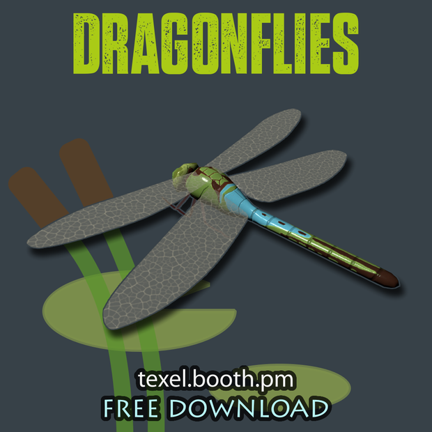 トンボ Dragonflies 【VRChatワールド用ギミック】