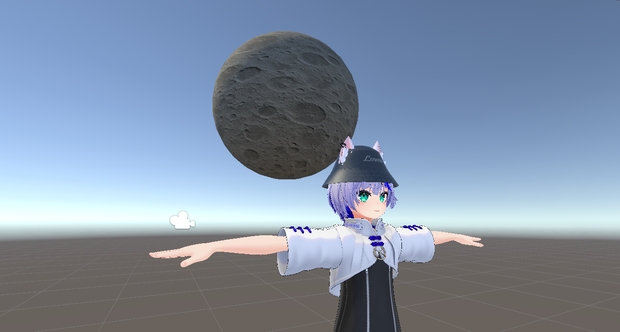 【アニメーション付き】回る！月（Moon）