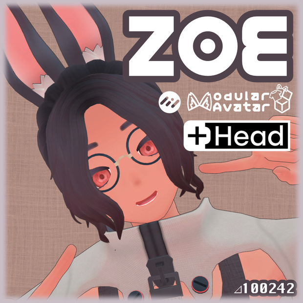 Zoe(ゾイ) - VRChat向けオリジナル3Dモデル