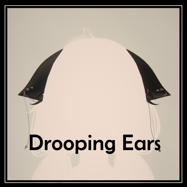 Drooping Ears｜垂れ耳 〖VRChat / MA対応〗
