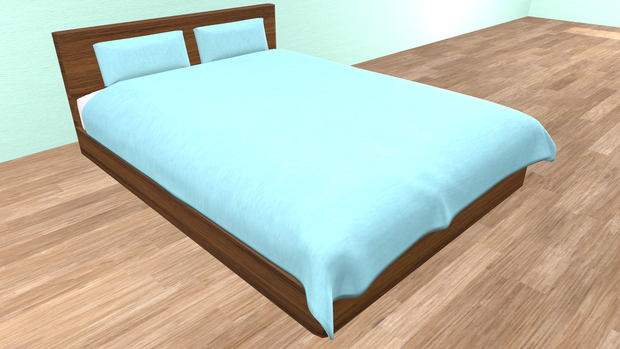 VRChat想定　シンプルベッド