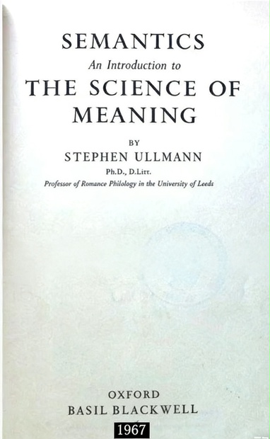 Semantics Department 《Semantics: An Introduction to the Science of Meaning》 - theory - BOOTH