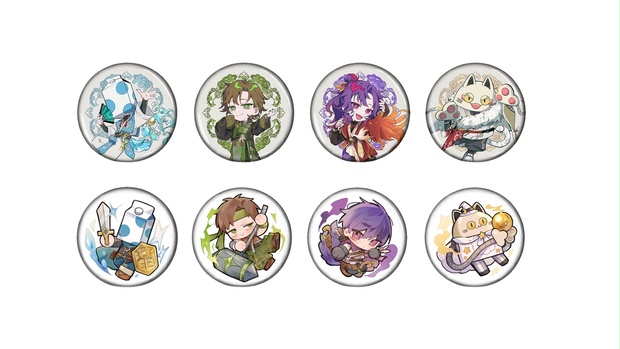 ランダム缶バッジ【四神&RPG】 - 成人男性三人組ショップ - BOOTH