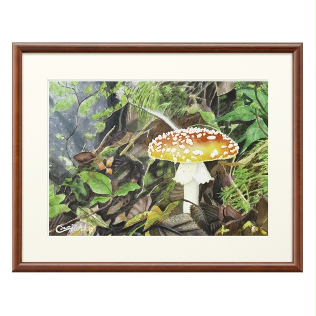 水彩画「荒地の妖精」高画質複製画 / 