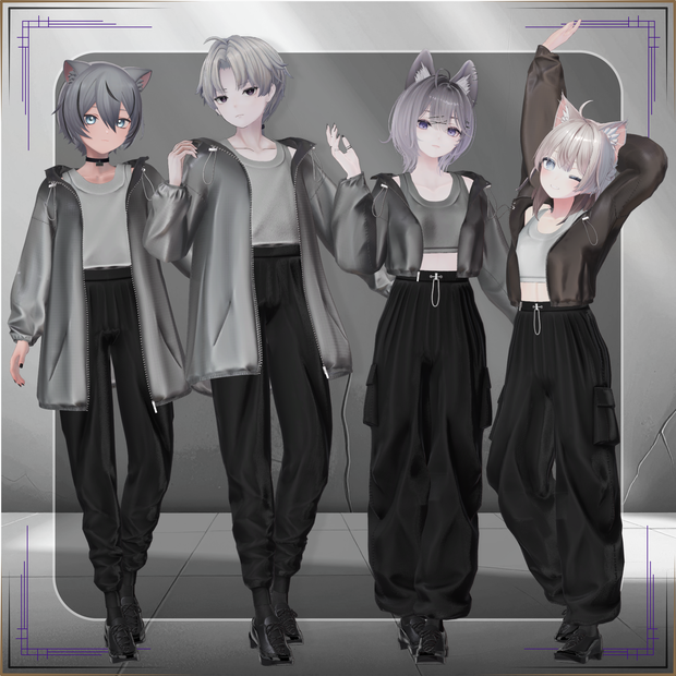 Minimalistic Cargo 【Complete Set】[ +Head/泣夜/くうた/キリサメ/しなの/ラシューシャ/Lapwing/Linne ] 