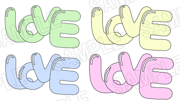 【無料】LOVE font