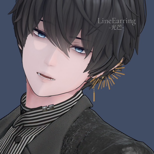 LineEarring-光芒-　#Room606