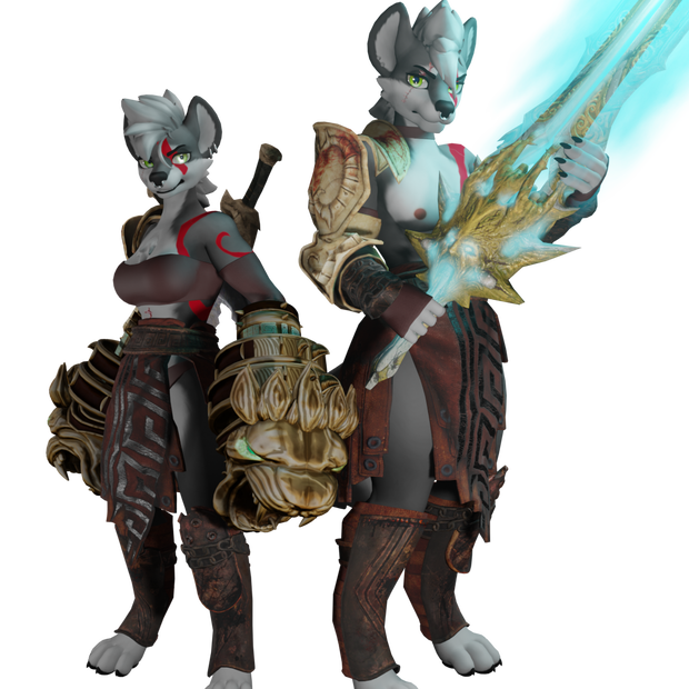 God Of War Hyenid Body Overlays