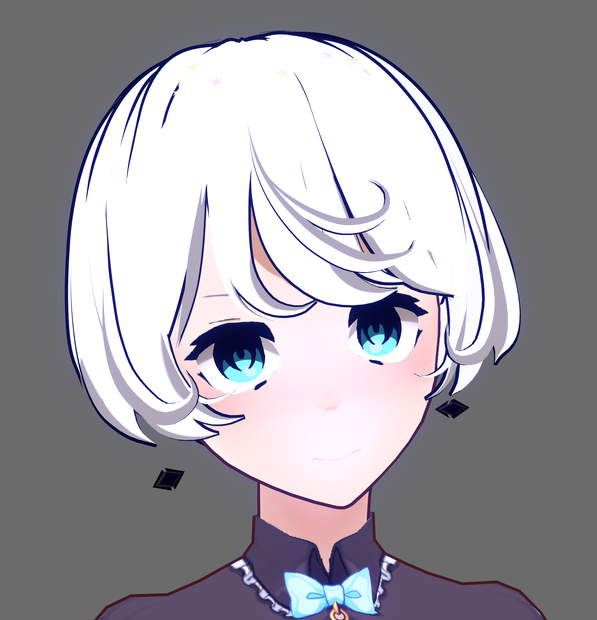 Piercing Blue Eyes (VRoid Eye Pack)