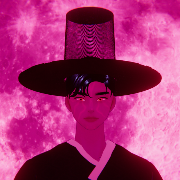 저승사자 갓 ガッ Gat Korean traditional hat
