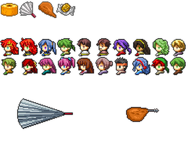 【SRPGstudio & オリジナル】武器、アイコン素材