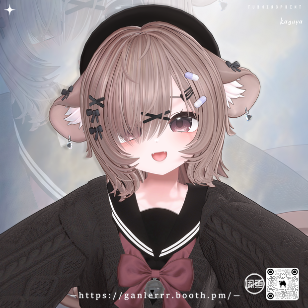 ✨セール中✨[VRChat] Muffin Puff Hair / マフィンパフヘア