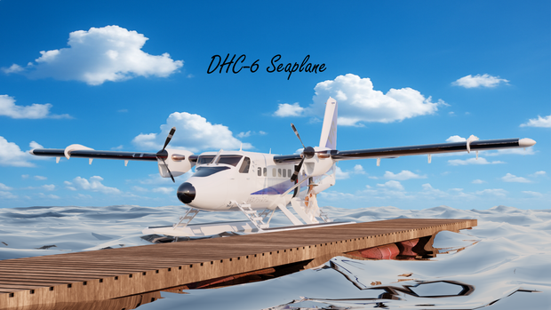 (3D Aircraft) DHC-6 Seaplane