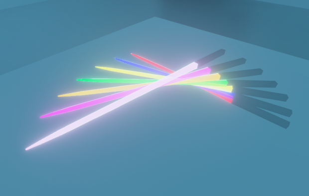光る箸 (fbx, unitypackage)